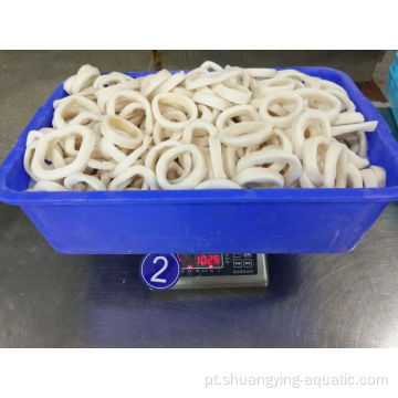 Barato preço congelado marisco gigante calamar anéis 3-8cm